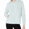 Juniors' Hippie Rose | Juniors' Faux-Sherpa Pullover Hoodie Soothing Green