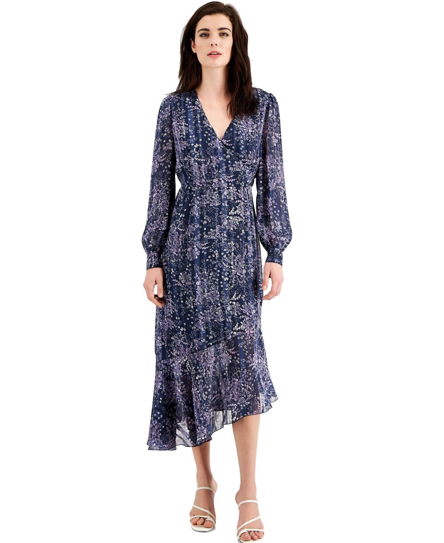 Women'S Adyson Parker | Printed Midi Dress Iris Combo