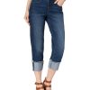 Women'S Style & Co | High Cuffed Capri Jeans Skyfall