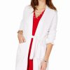 Women'S Michael Kors | Ruffle-Sleeve Cardigan White