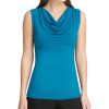 Women'S DKNY | Cowl-Neck Top Birds Of Paradise