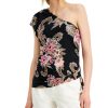 Women'S INC International Concepts | One-Shoulder Ruffled Top Carefree Floral