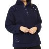 Women'S Jenni | Faux Sherpa Cozy Pullover Placed Stars