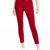 Women'S Tommy Hilfiger | Tribeca Skinny Cropped Jeans Crimson