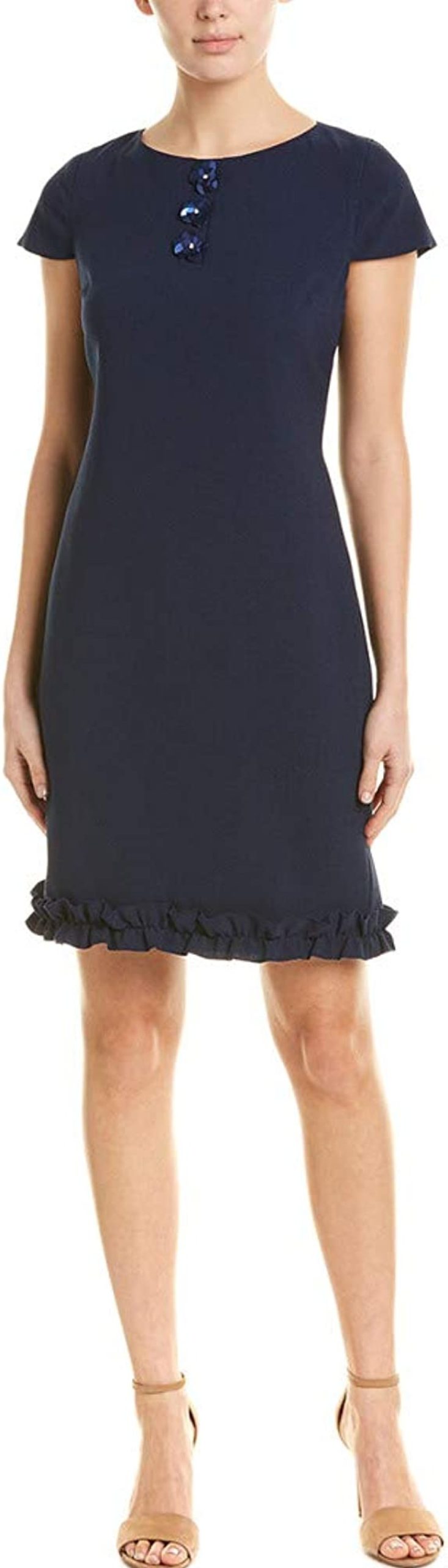 Women'S Karl Lagerfeld Paris | Crepe Dress Eclipse