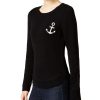 Women'S Maison Jules | Nautical Patch Sweater