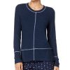 Women'S Nautica | Dolman-Sleeve Pajama Top Navy Heather