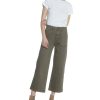 Women'S Vigoss Jeans | Cropped Wide-Leg Jeans Olive