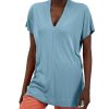 Juniors' Alfani | V-Neck Exposed-Seam Top