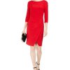 Women'S Taylor | Draped Jersey Dress Red