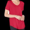 Women'S JM Collection | Petite Lattice-Back V-Neck Top