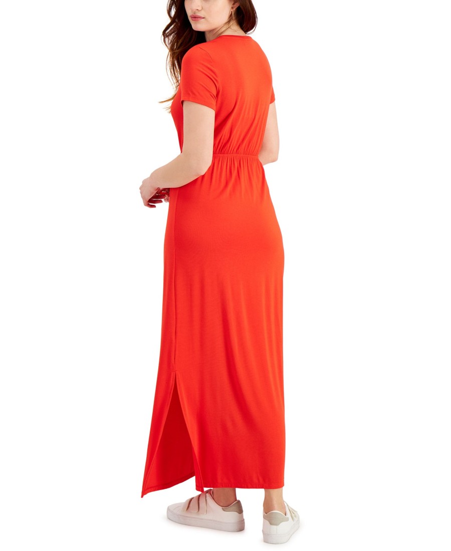 Women'S Style & Co | Tie-Waist Maxi Dress