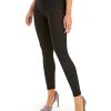 Women'S INC International Concepts | Seamless Embossed Paisley-Print Leggings Black Scroll