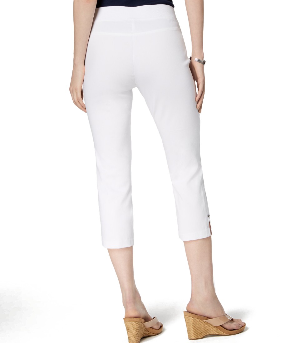 Women'S Style & Co | Pull-On Capri Pants Bright White