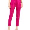 Women'S INC International Concepts | Satin Belted Ankle Pants Cranberry Rose