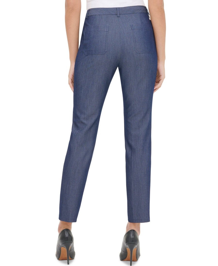 Women'S Tommy Hilfiger | Straight-Leg Pants Indigo