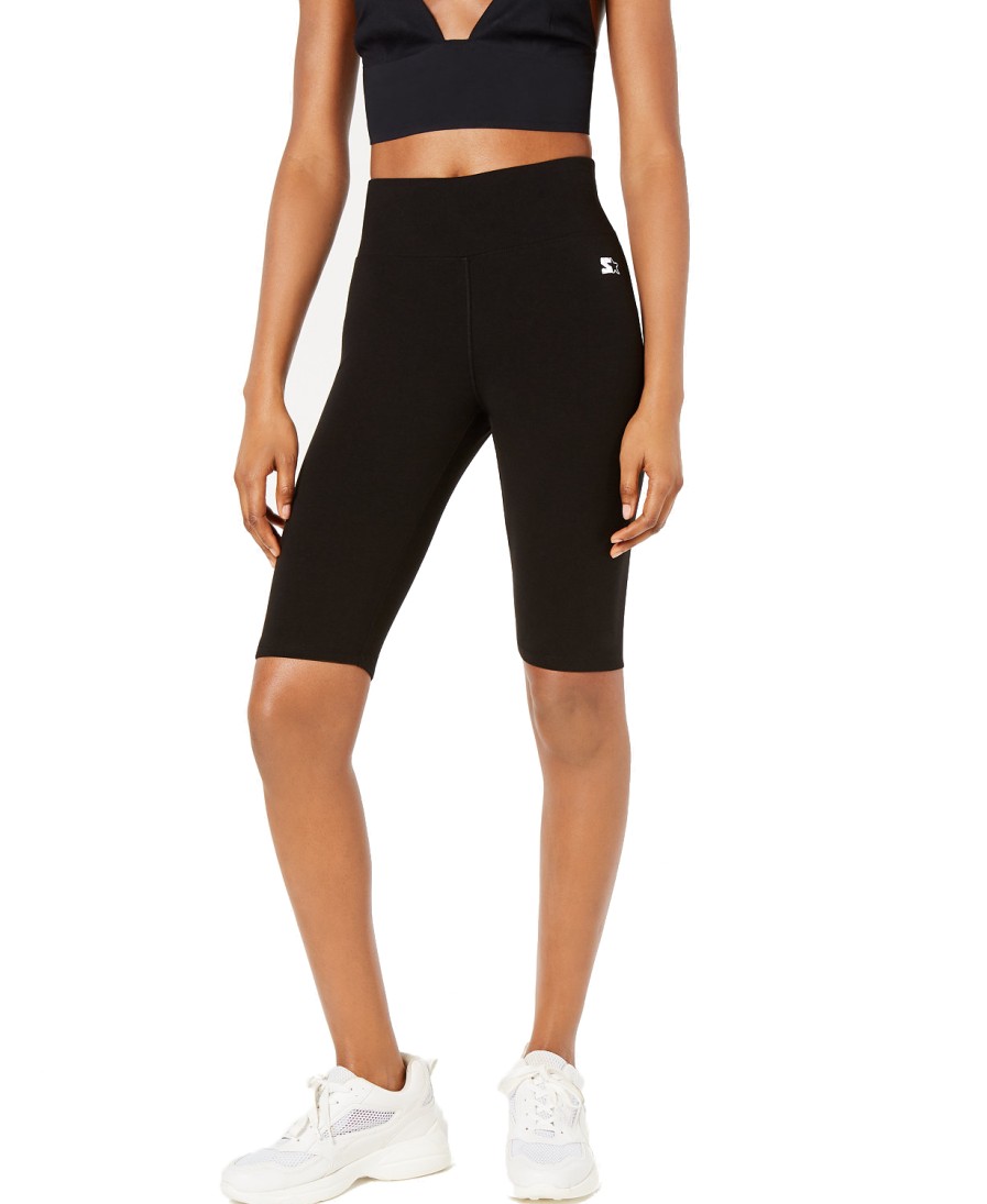 Juniors' Starter | Juniors' High-Rise Biker Shorts Black