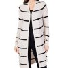 Juniors' Alfani | Striped Duster Cardigan Polished Beige