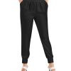 Women'S INC International Concepts | Tapered Joggers Deep Black