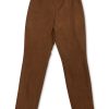 Women'S Charter Club | Faux-Suede Pants Warm Cognac