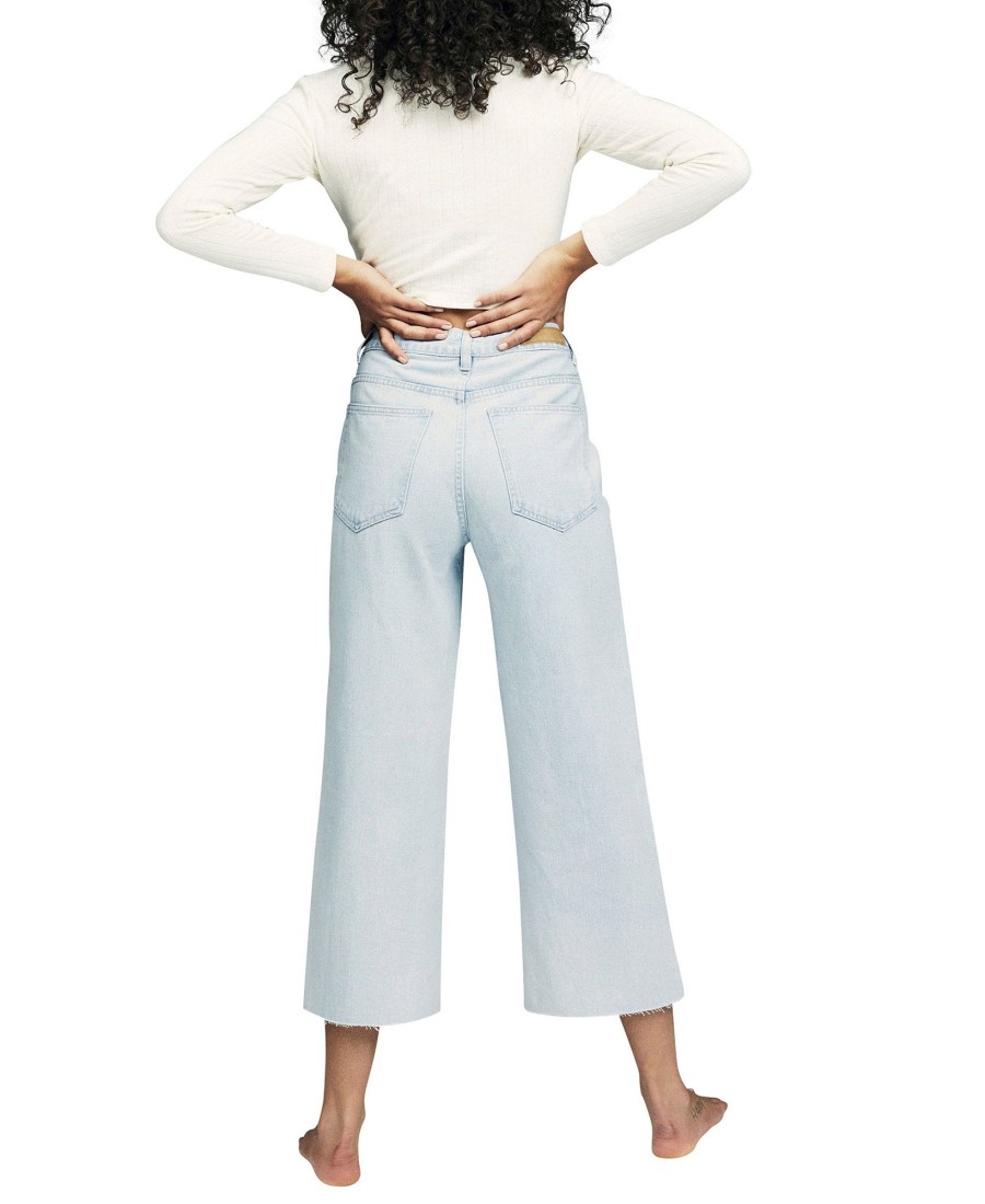 Women'S COTTON ON | Wide Leg Cropped Jean Bondi Blue