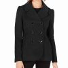 Women'S Maison Jules | Double-Breasted Peacoat Black