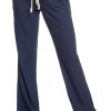 Juniors' Roxy | Juniors' Oceanside Wide-Leg Drawstring Pants Mood Indigo