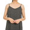 Juniors' Hippie Rose | Juniors' V-Neck Cami Black Dot