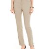 Women'S Charter Club | Petite Bristol Skinny Ankle Jeans Almond Latte