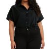 Women'S Levi's | Plus Trendy Ariana Shirt Caviar