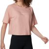 Women'S Columbia | Park Boxy T-Shirt Faux Pink