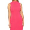 Women'S Naked Wardrobe | The Nw Sleeveless Mini Dress Fuchsia