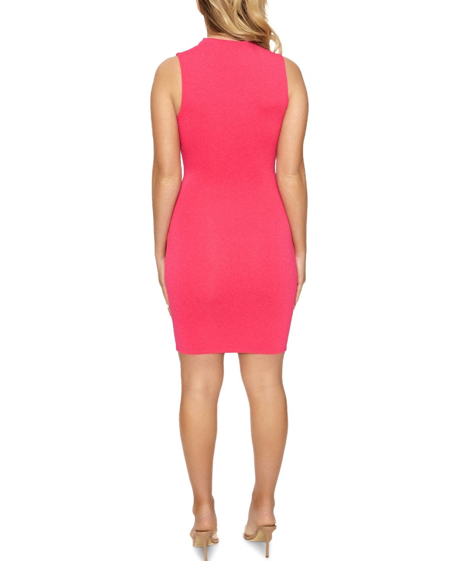 Women'S Naked Wardrobe | The Nw Sleeveless Mini Dress Fuchsia