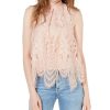 Juniors' Love, Fire | Juniors' Sleeveless Lace Top Rose Dust