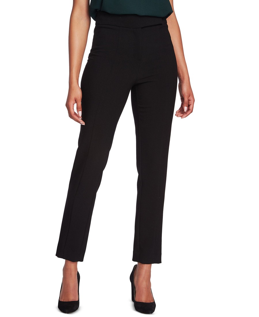 Women'S 1.STATE | Seamed Flat-Front Ankle Pants Rich Black