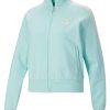 Women'S Puma | Iconic T7 Jacket Eggshell Blue