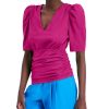 Women'S INC International Concepts | Ruched V-Neck Top