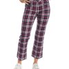 Women'S OAT | Plaid Ankle Pants Wallace Plaid