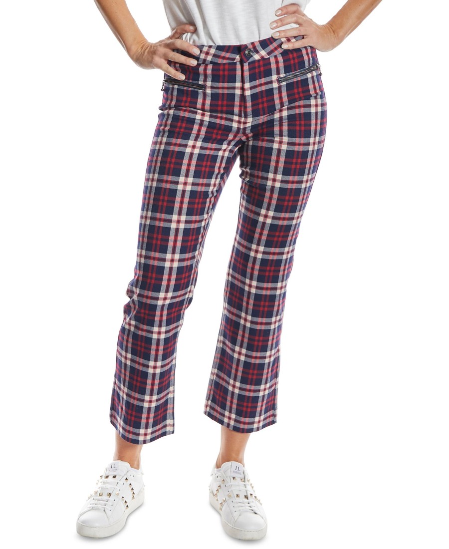 Women'S OAT | Plaid Ankle Pants Wallace Plaid