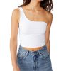 Women'S COTTON ON | One Shoulder Sleeveless Top White