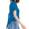 Women'S INC International Concepts | Cotton Tie-Back Ruffled Top