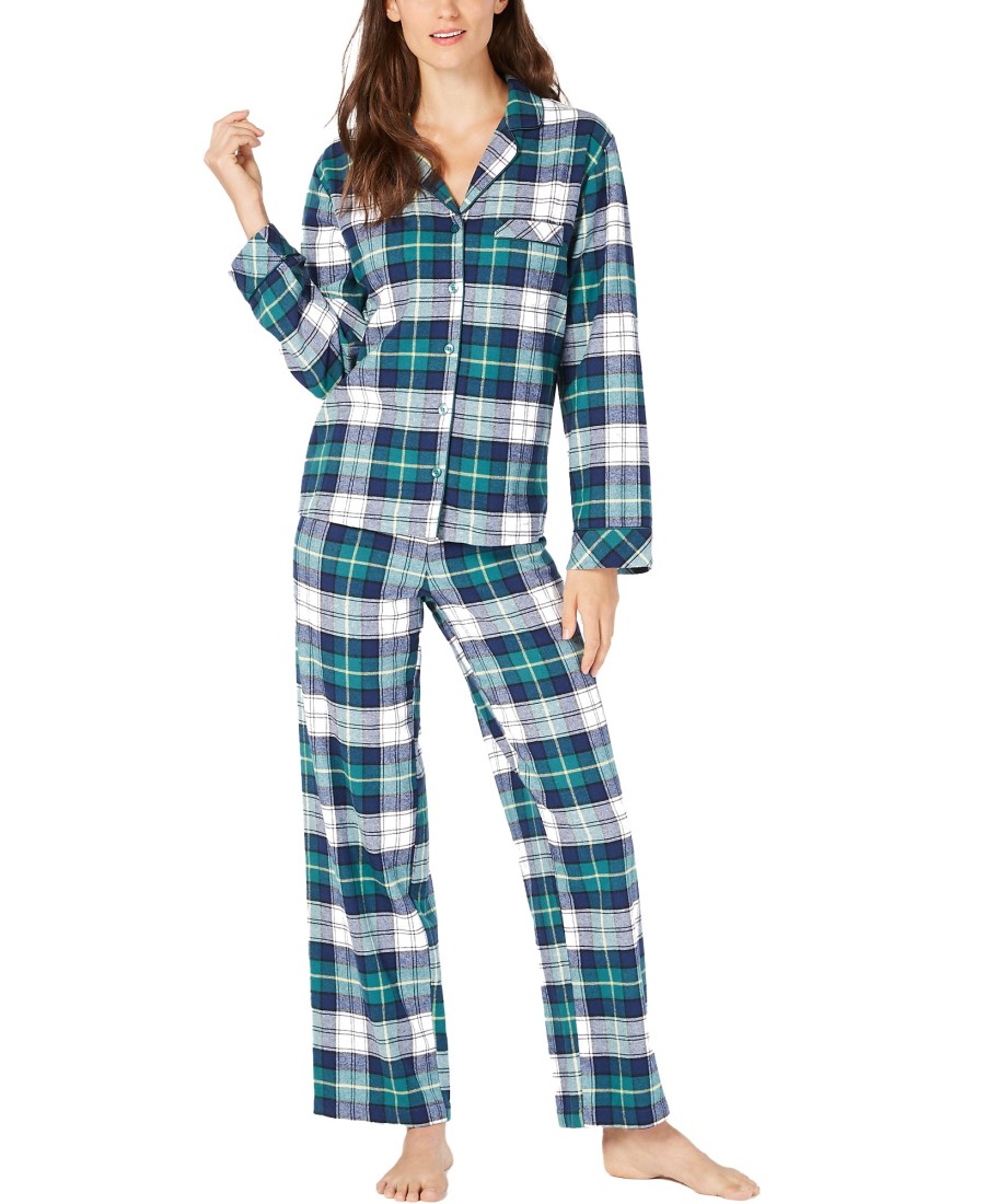 Women'S Family Pajamas | Stewart Plaid Pajama Set Mackenzie Plaid