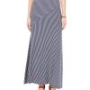 Women'S Style & Co | Striped Pull-On Maxi Skirt Spliced Stripe