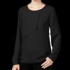 Women'S Bar III | Long-Sleeve Overlay Top Black