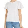 Women'S Joie | Aeowin Flutter-Sleeve Tee Porcelain