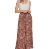 Women'S Black Tape | Floral-Print Wide-Leg Pants Blush/Vintage Floral