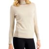 Women'S JM Collection | Metallic Turtleneck Sweater