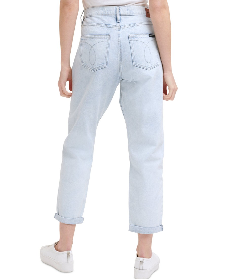 Women'S Calvin Klein Jeans | Cotton Boyfriend Jeans Runner