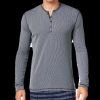 Men Kenneth Cole Reaction | Ribbed Henley Sleep Shirt Navy