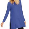 Women'S Eileen Fisher | Boat-Neck Tunic Blue Angel